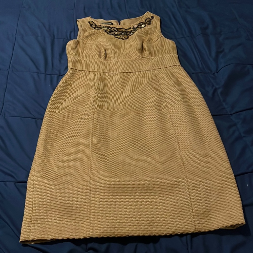 Gold and black dress